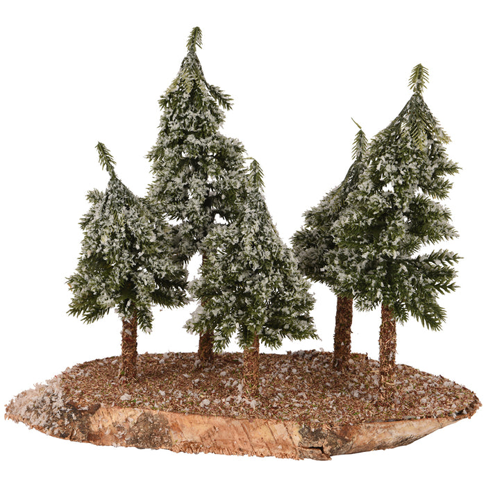 Kaemingk Snowy Tree Table Decoration (25cm)