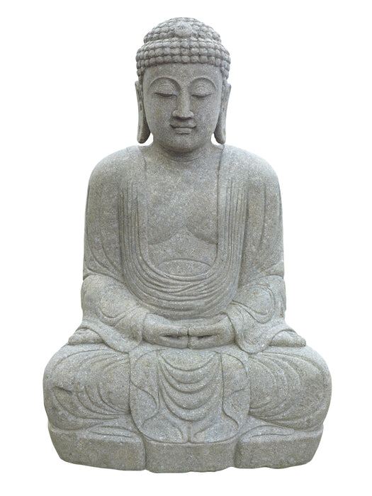 Buddha Sitting Japanese Natural Basanite Stone 150cm