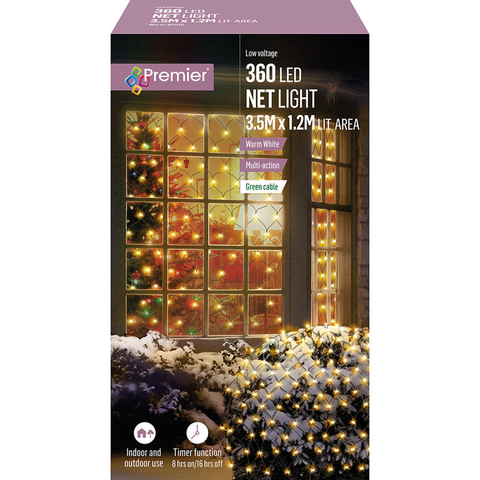 Premier Leds 360L Warm White Lights (3.5X1.2m)