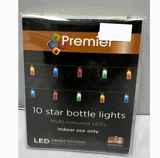 PRM 10 Multicolour LED Star Bottle Light