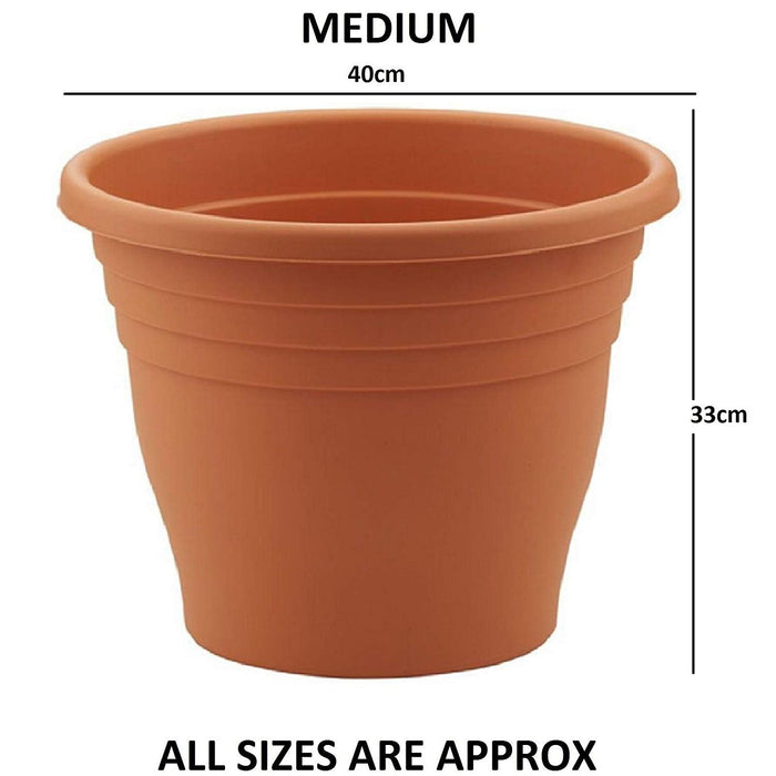 Strata 40cm Ascot Round Planter - Terracino