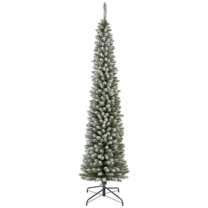 Kaemingk Snowy Pencil Pine (210cm)