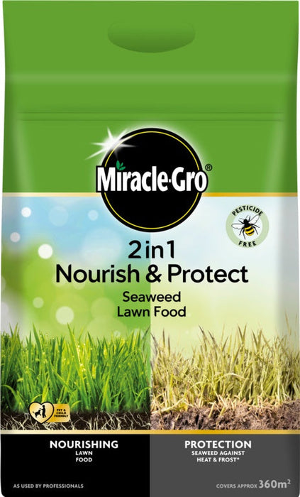 Miracle-Gro Nourish & Protect Seaweed Lawn Food 360m2