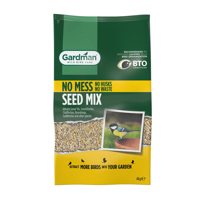 GARDMAN No Mess Seed Mix 4kg