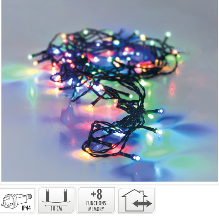 Koopman 480 Multicolour LED String Lights With Bs Plug