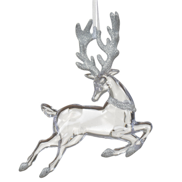 Kaemingk Glass Deer Ornament