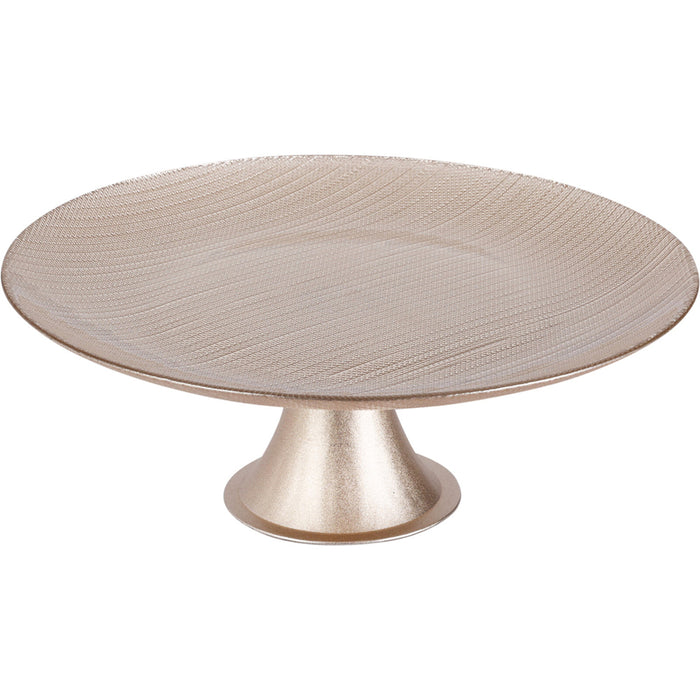 Koopman Cake Stand Dia (28cm) Champagne