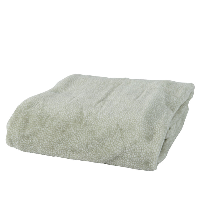 Kaemingk Light Green Throw Tree Pattern Single (L.130cm X W.170cm)