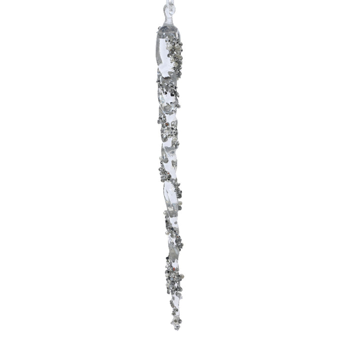 Kaemingk Clear Icicle Acrylic Beads (17cm)