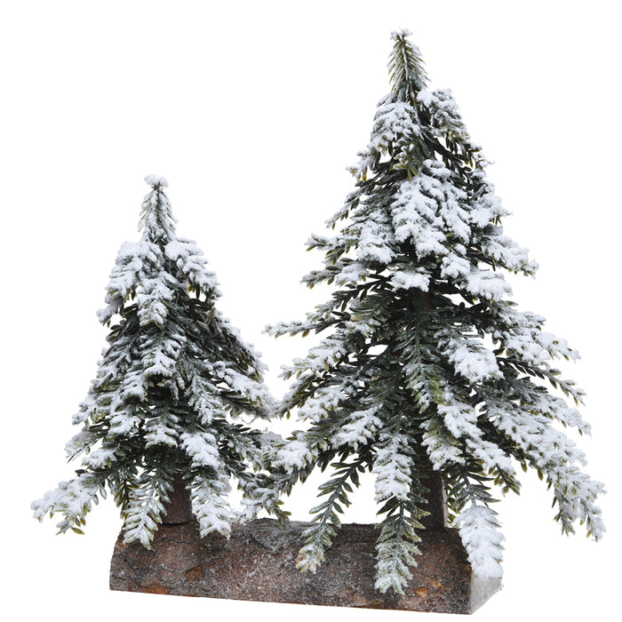 Kaemingk Snowy Two Mini Tree (27cm)