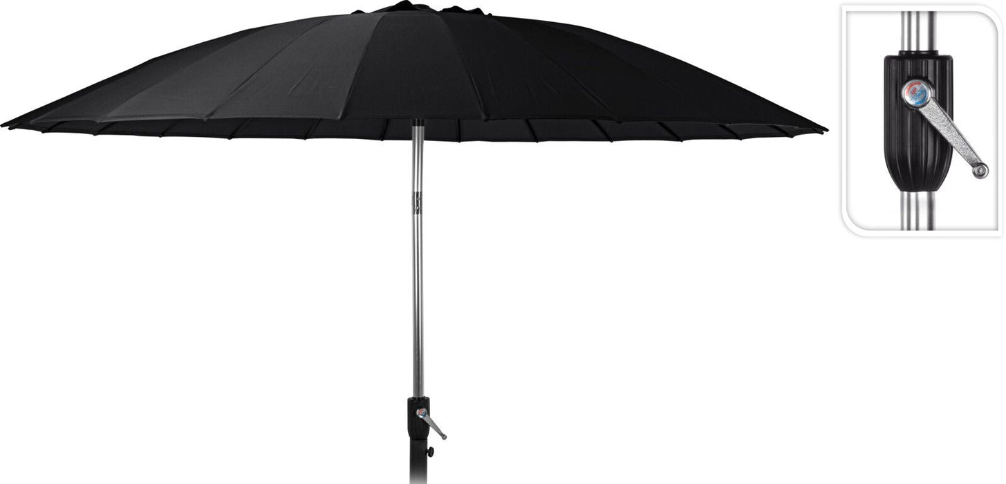 Shanghai Crank Parasol 270cm Black