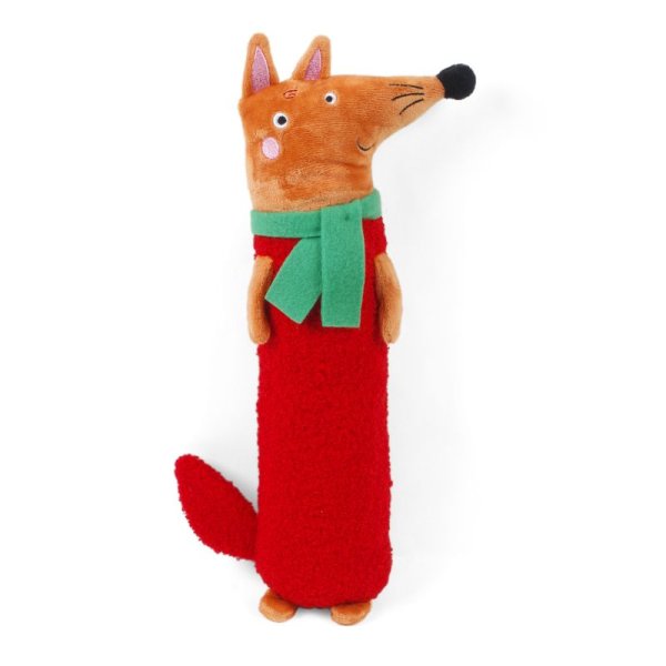 Smart Garden Red Fox Sausage Squeaker - Large