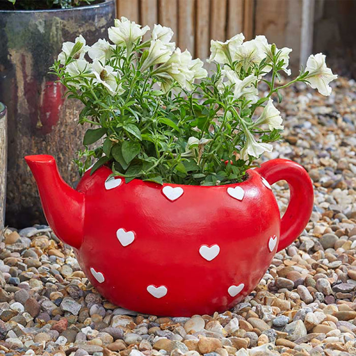 Smart Garden Teapot Heart Planter
