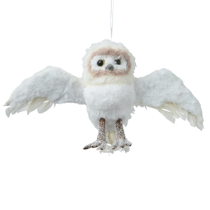 Kaemingk Cream Owl Artificial Fur (24cm)