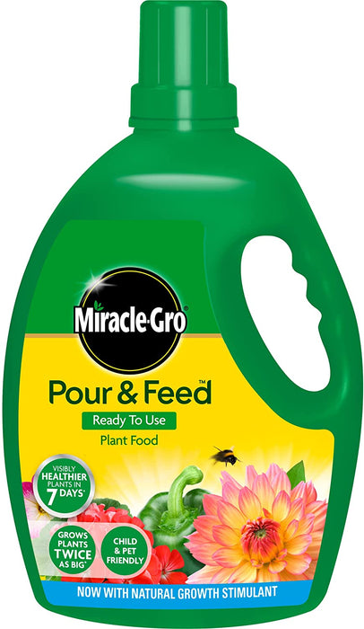 Miracle-Gro Pour & Feed Ready to Use Plant Food 3Ltr