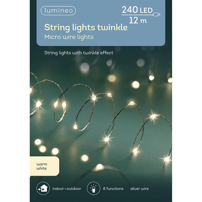 Kaemingk Micro Led Warm Twinkle Stringlights (1195cm)