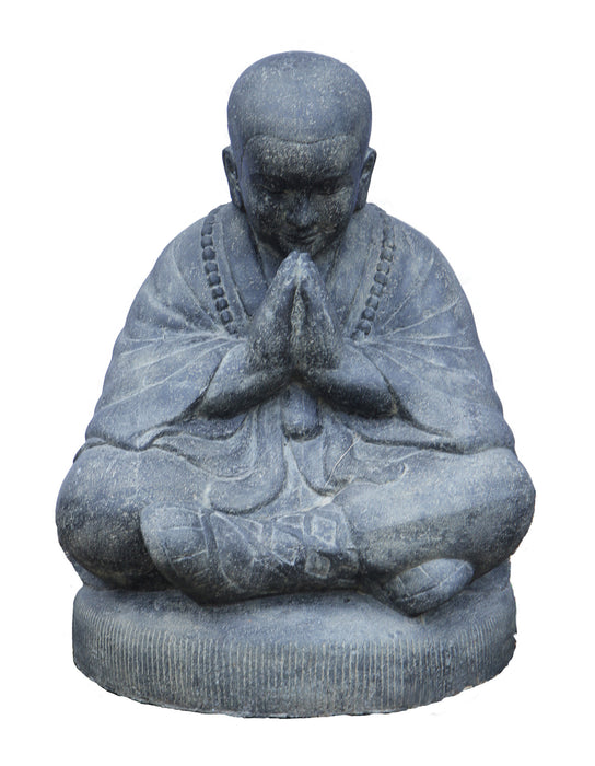 Sitting Monk 80cm Cast Stone