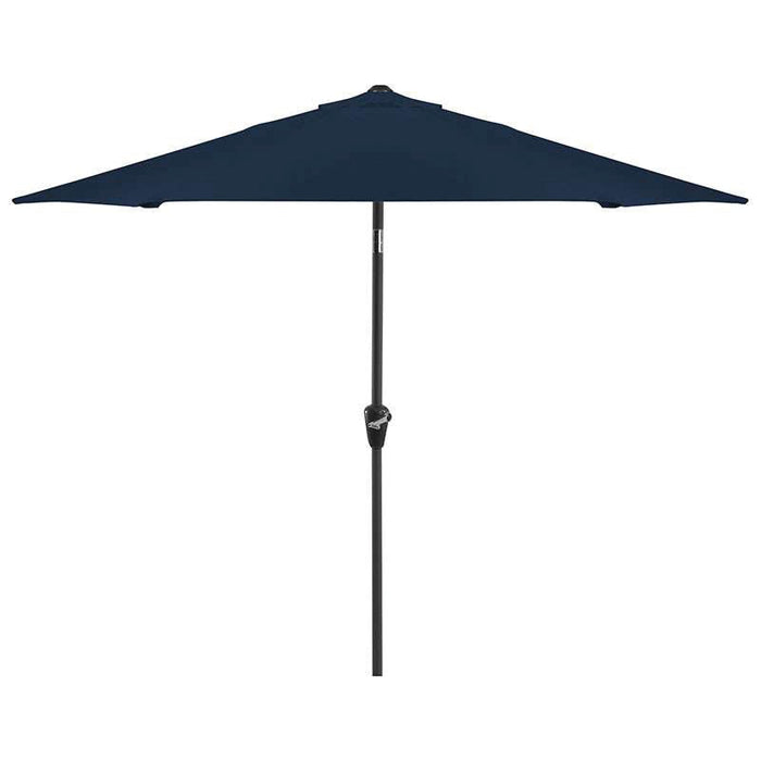 NOVA Antigua 3m Round Aluminium Garden Parasol - Crank & Tilt - Navy