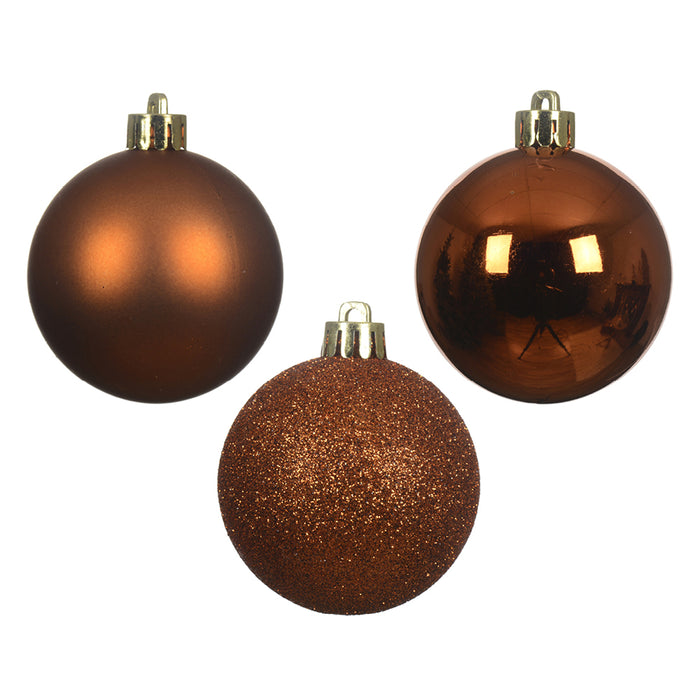 Kaemingk Warm Cider Shatterproof Baubles (3cm)