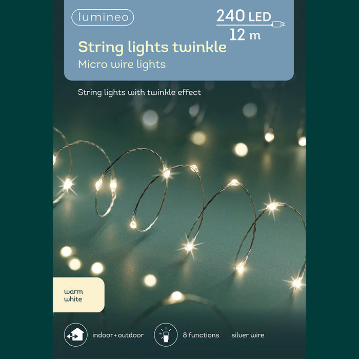 Kaemingk Micro LED Warm Twinkle Stringlights (1195cm)