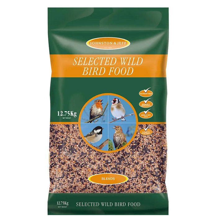 Johnston & Jeff Wild Bird Seed Blend 12.75Kg