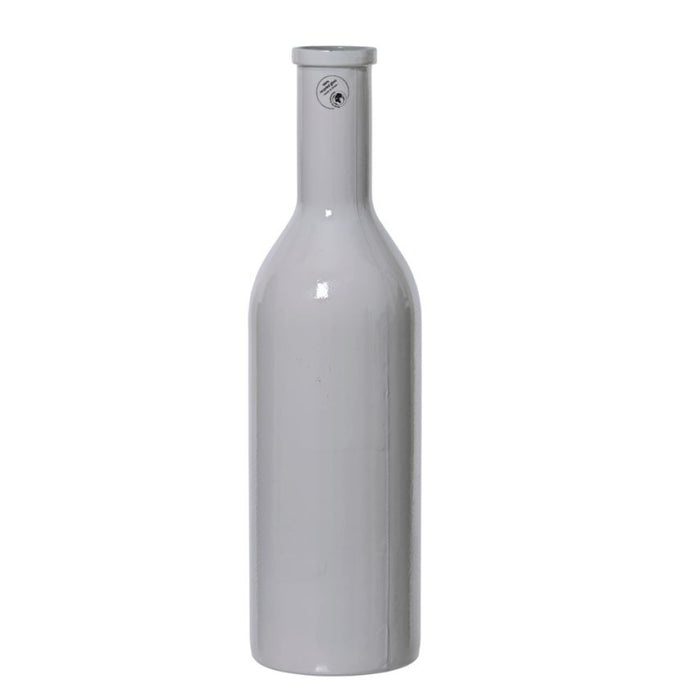 Kaemingk White Vase Recycled Glass (50cm)