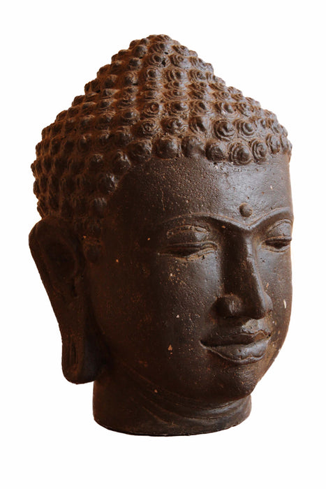 Buddha Head 30cm Cast Stone