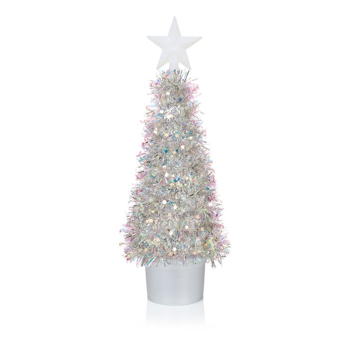 Premier Iridescent Tinsel Tree (41cm)