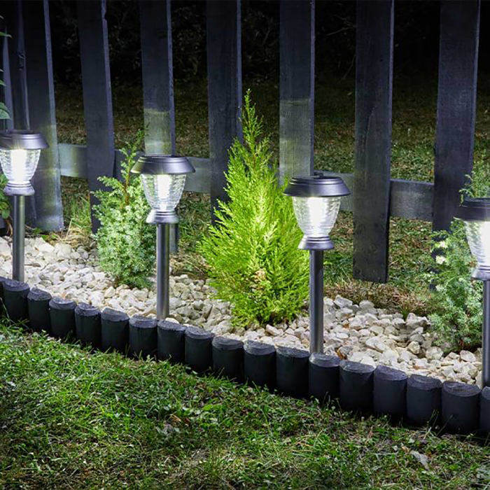 Super Smart Triton 365 Solar Stake Light - 4Pc Carry Pack Display 10L