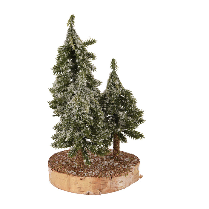 Kaemingk Snowy Tree Table Decoration (23cm)