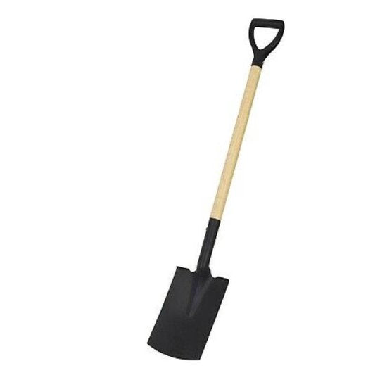 Koopman Spade With Wooden Handle Pp Grip In Black