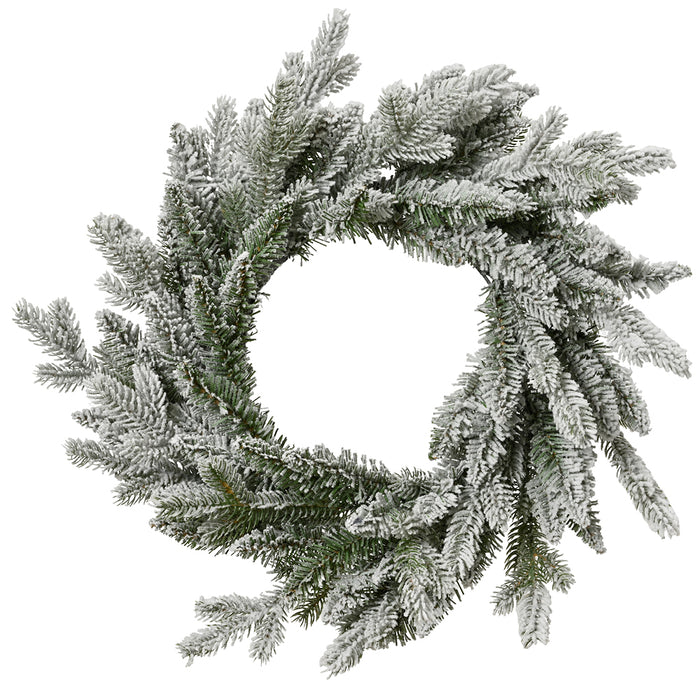 Kaemingk Allison Wreath Snowy (50cm)