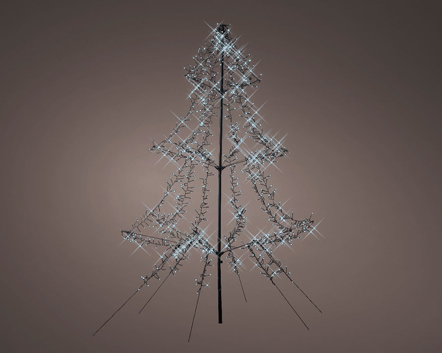 Kaemingk Led Light-Up Cluster Tree With 1200 Lights And 8 Functions Outdoor