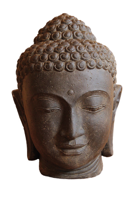 Buddha Head 50cm Cast Stone