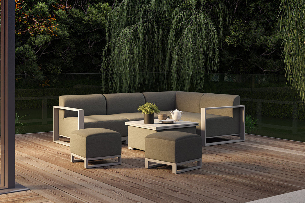 Sapri Corner Dining Set All Weather EX-DISPLAY