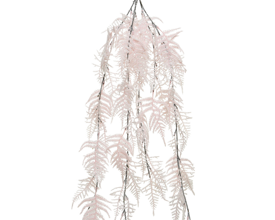 Kaemingk Bush Asparagus Hanging Blush Pink