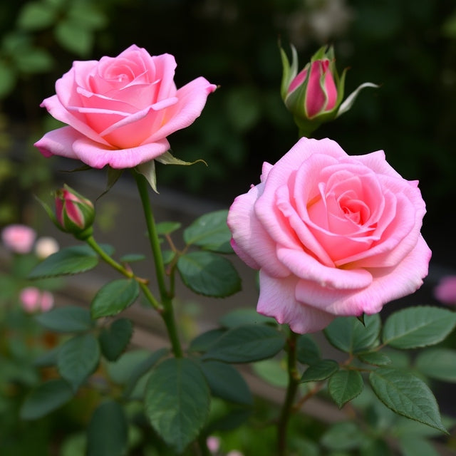 Standard Rose - Garden Queen Pink