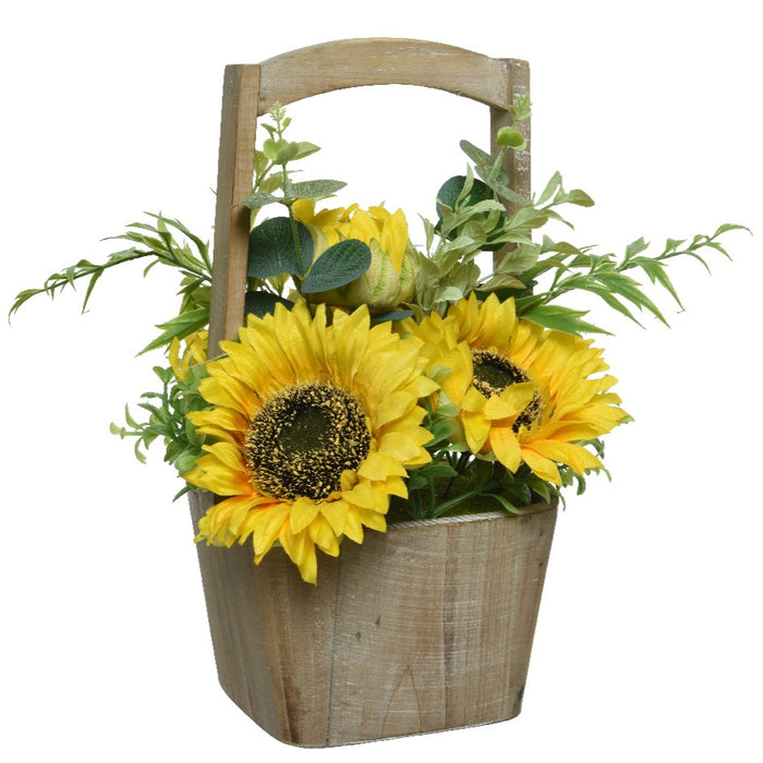 Kaemingk Sunflower In Pot 23x31cm