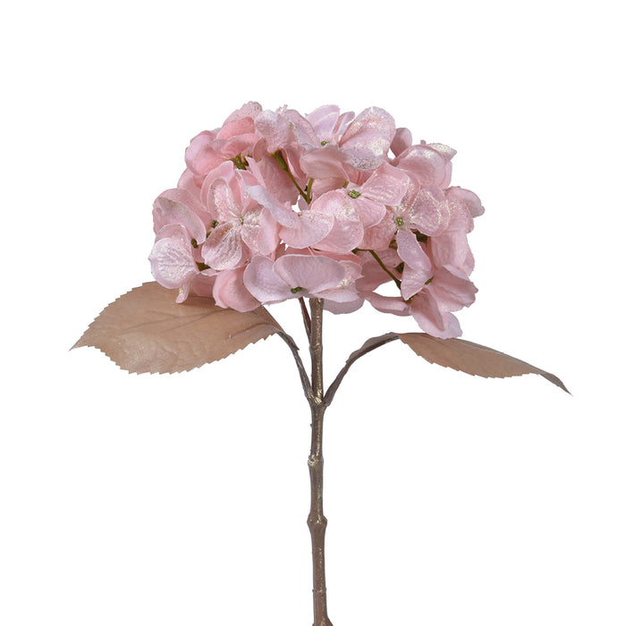 Kaemingk Pink Hydrangea Polyester (45cm)