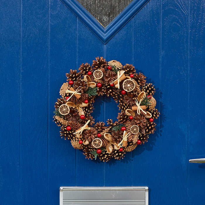 Smart Garden Winterspice Wreath, 36Cm