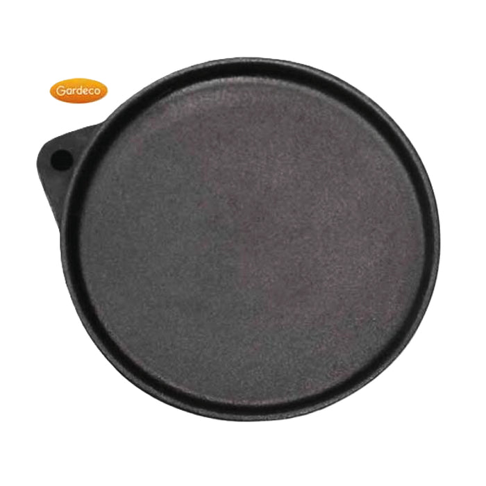 Gardeco Swivelling cast iron Hotplate & Frying Pan with edge,  30cm dia