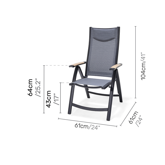 EX-DISPLAY LifestyleGarden Panama 8 Seater Reclining Set