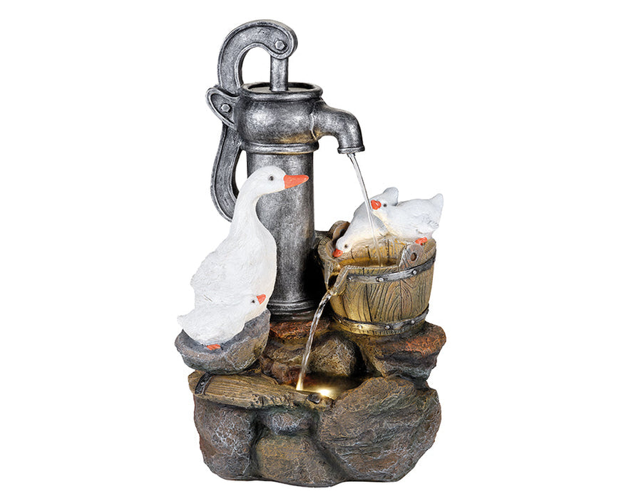 Kaemingk Lumineo Duck Water Fountain Outdoor