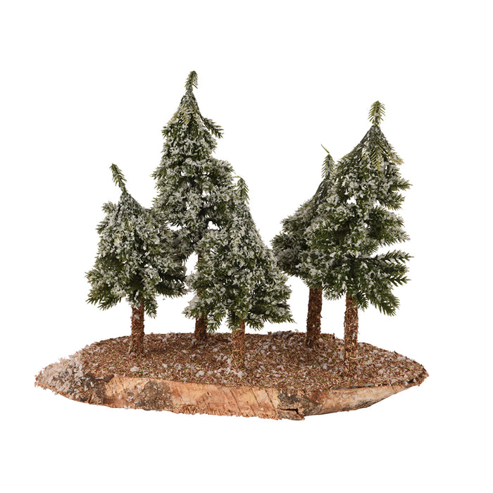 Kaemingk Snowy Tree Table Decoration (25cm)