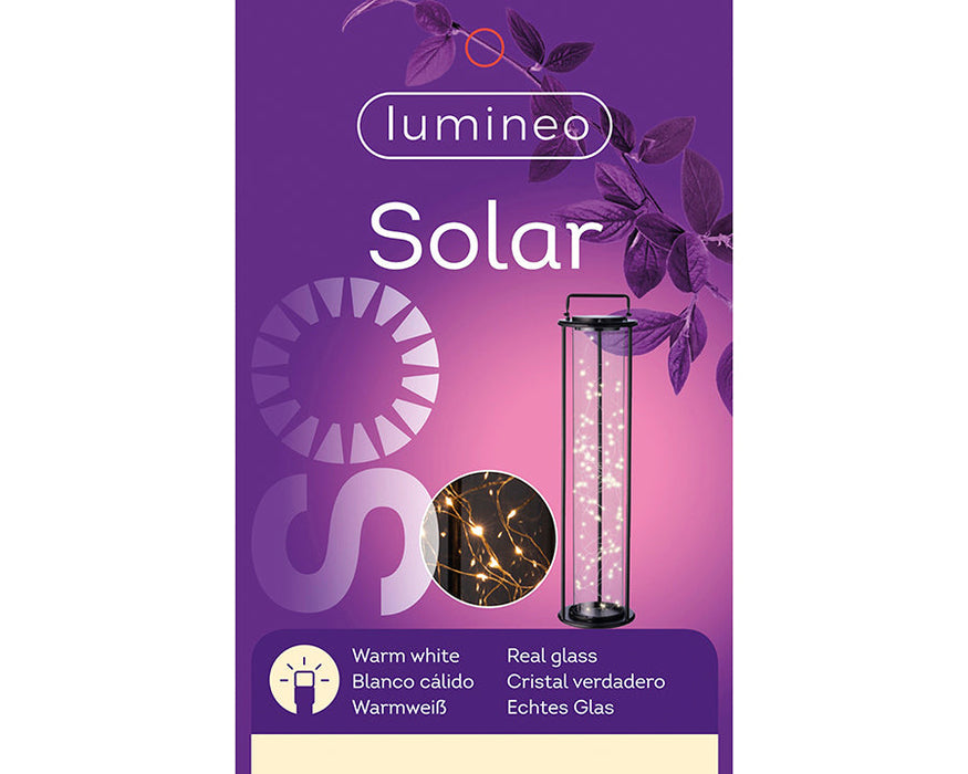 Kaemingk Robus Solar Lantern Iron H79Cm