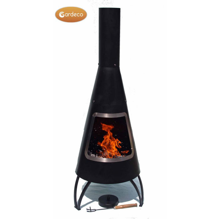 Gardeco Cono Large Conical Shaped Steel Chimenea