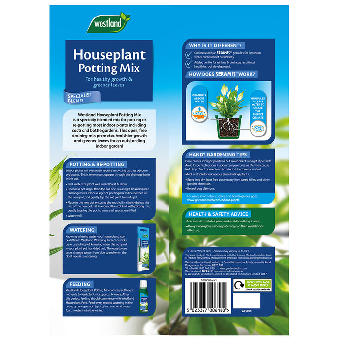 Westland Houseplant Potting Mix 4Ltr