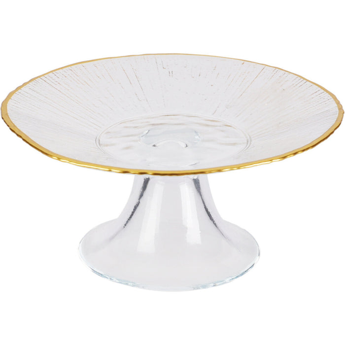 Koopman Cake Stand (15cm) Golden Rim