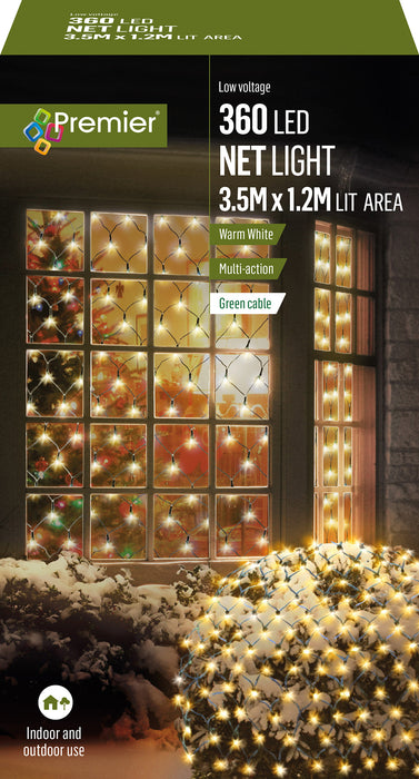 Premier Leds 360L Warm White Lights (3.5X1.2m)