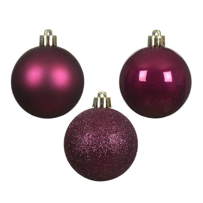 Kaemingk Pomegranate Shatterproof Baubles Mix (3cm)